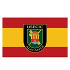 Флаг Испании Usecic Alicante 3x5 футов 90x150 см 100D баннер из полиэстера с двумя латунными Люверсами