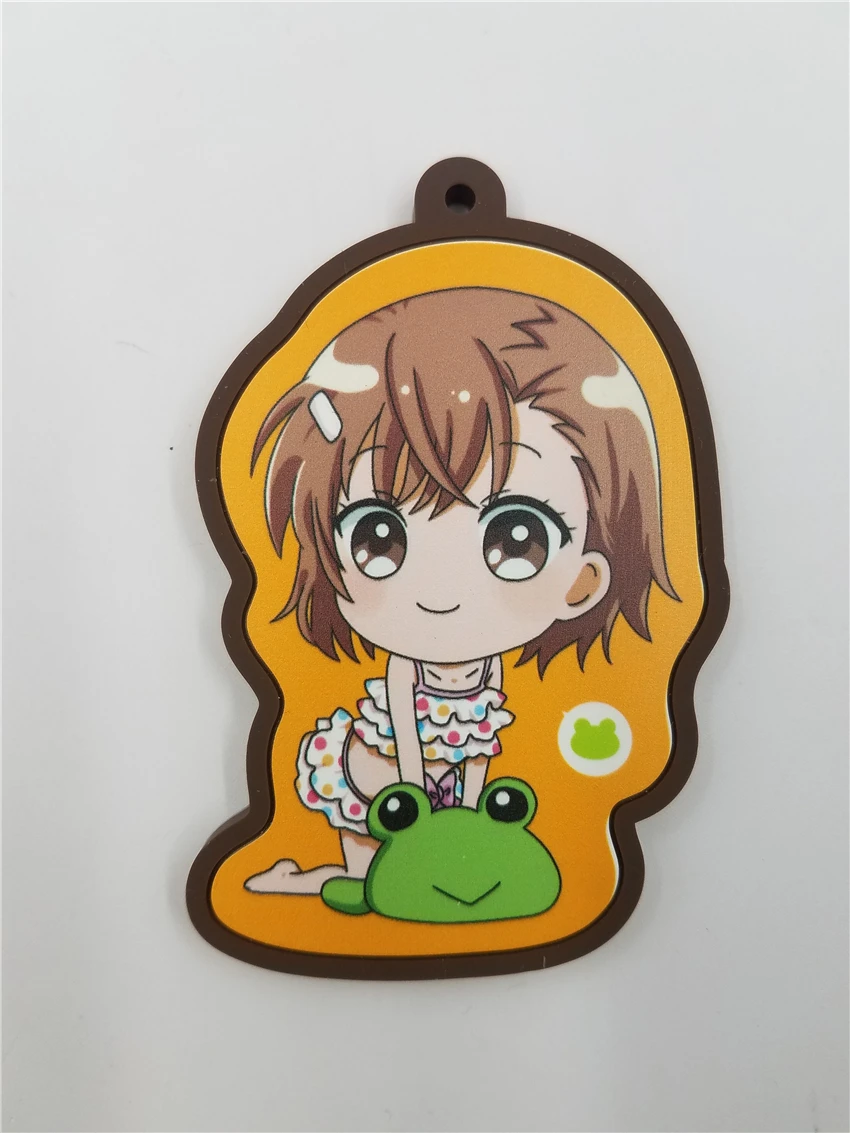 Toaru Kagaku no Railgun Original Japanese anime rubber mobile phone charm keychain strap |