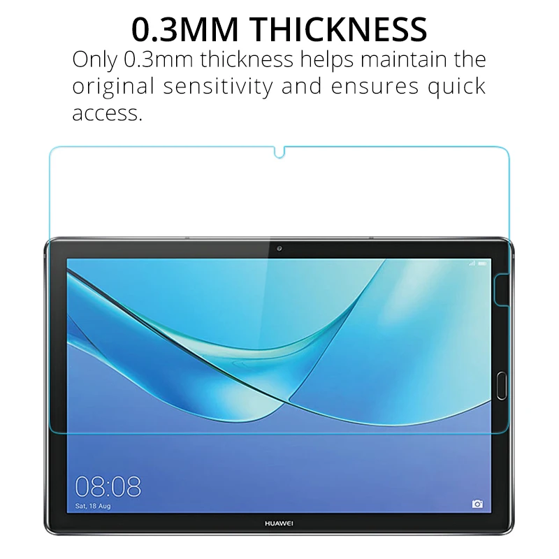 Защитная пленка из закаленного стекла 9H для Huawei MediaPad M5 M6 Pro 10 8 защитная планшета