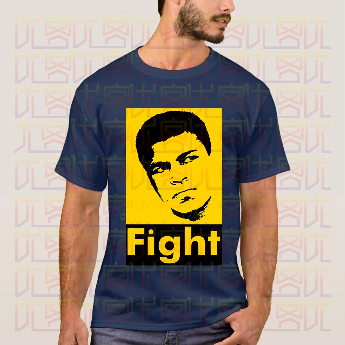 Newest 2020 Summer Muhammad Ali Fight Boxer Logo Casual Tees 100% Cotton Clothes T Shirt Homme Tops S-4XL Men and Women | Мужская одежда