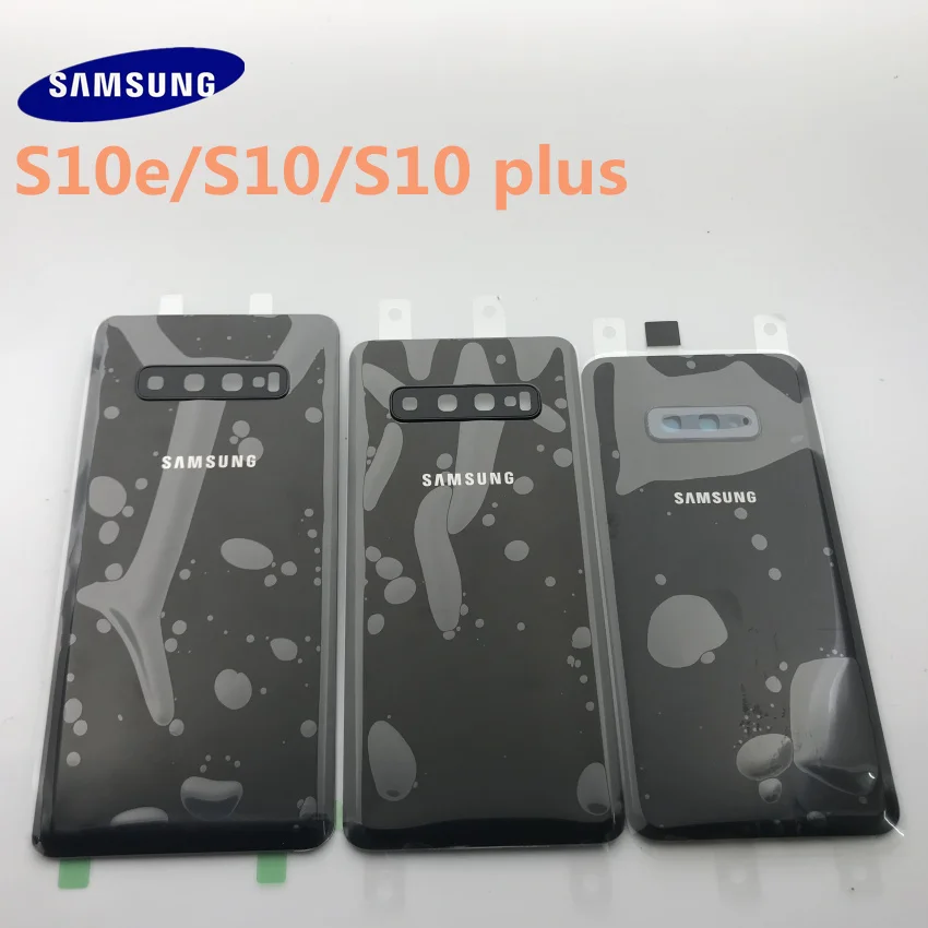 Новая задняя крышка батарейного отсека для Samsung Galaxy S10 S10e plus запасные части