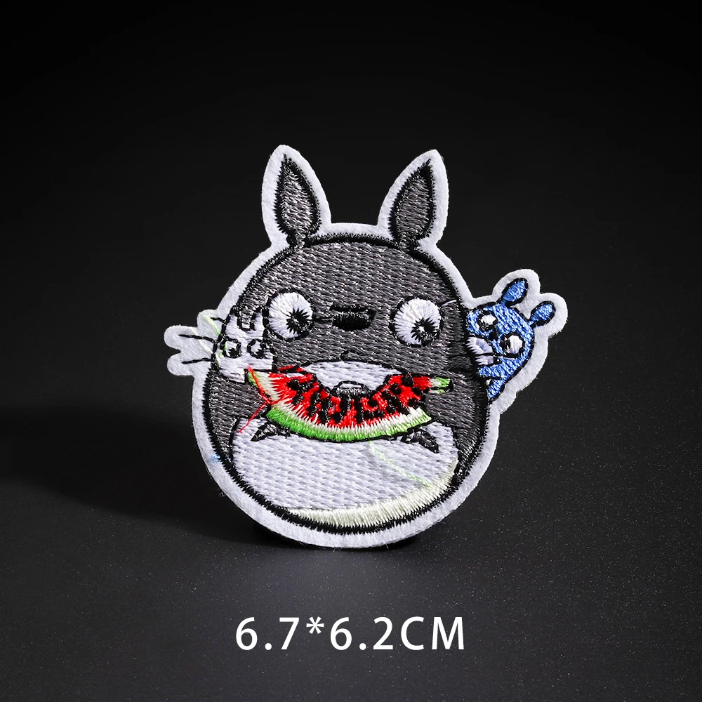 N3-BT4746 Мультфильм Dumbo нашивки со слонами клеящиеся утюгом украшения Мой сосед Тоторо ткань аппликации 3D Diy милое крыло свободы не лицо значки - Цвет: N3-BT4746