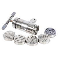 portable manual operated stainless steel pasta maker noddle juicer pressure making machine kitchen noodle press tools