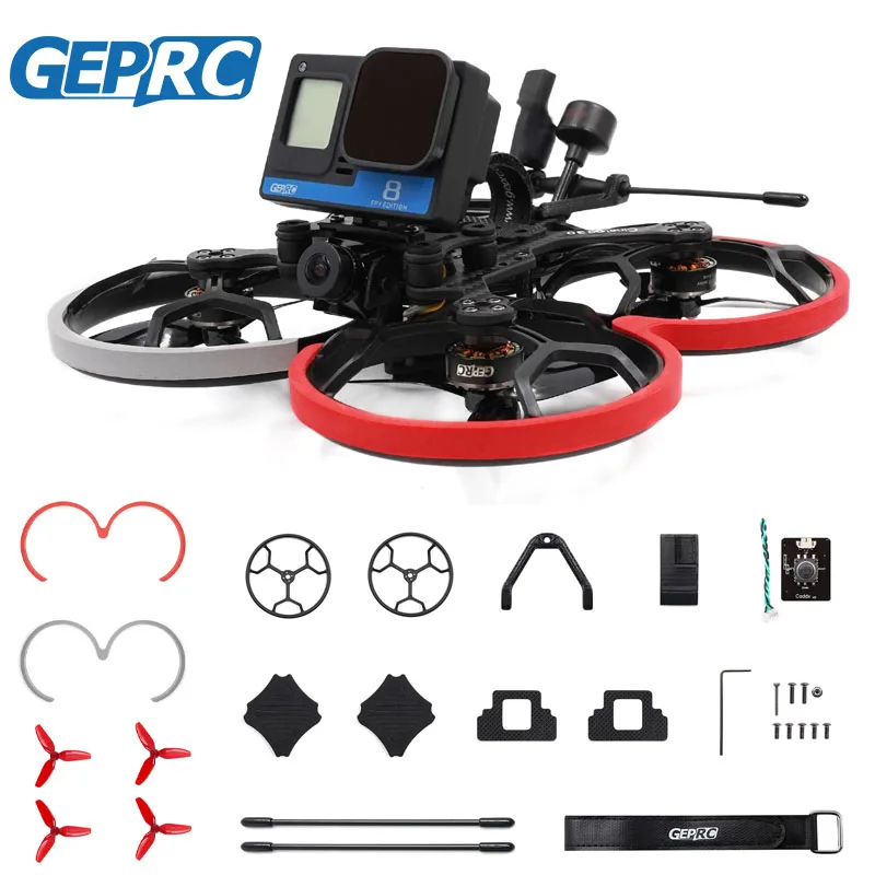 2021 Новый Дрон GEPRC CineLog 30 с аналоговым Caddx Ratel 2 GPS FPV Квадрокоптер RC вертолет