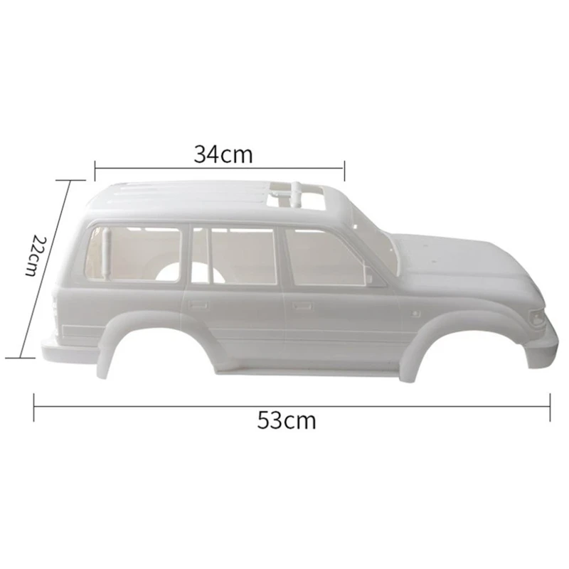 1/10 Land Cruiser LC80 HARD Plastic Body Shell 31m Wheelbase for Axial SCX10 Rc Crawler Truck Hz | Игрушки и хобби