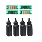 4 шт., тонер-порошок, 4 шт., чип сброса для Ricoh SP150, SP150SU, SP150W, SP150SUW, SP 150, 150SU, 150 Вт, 150SUW, заправка картриджей