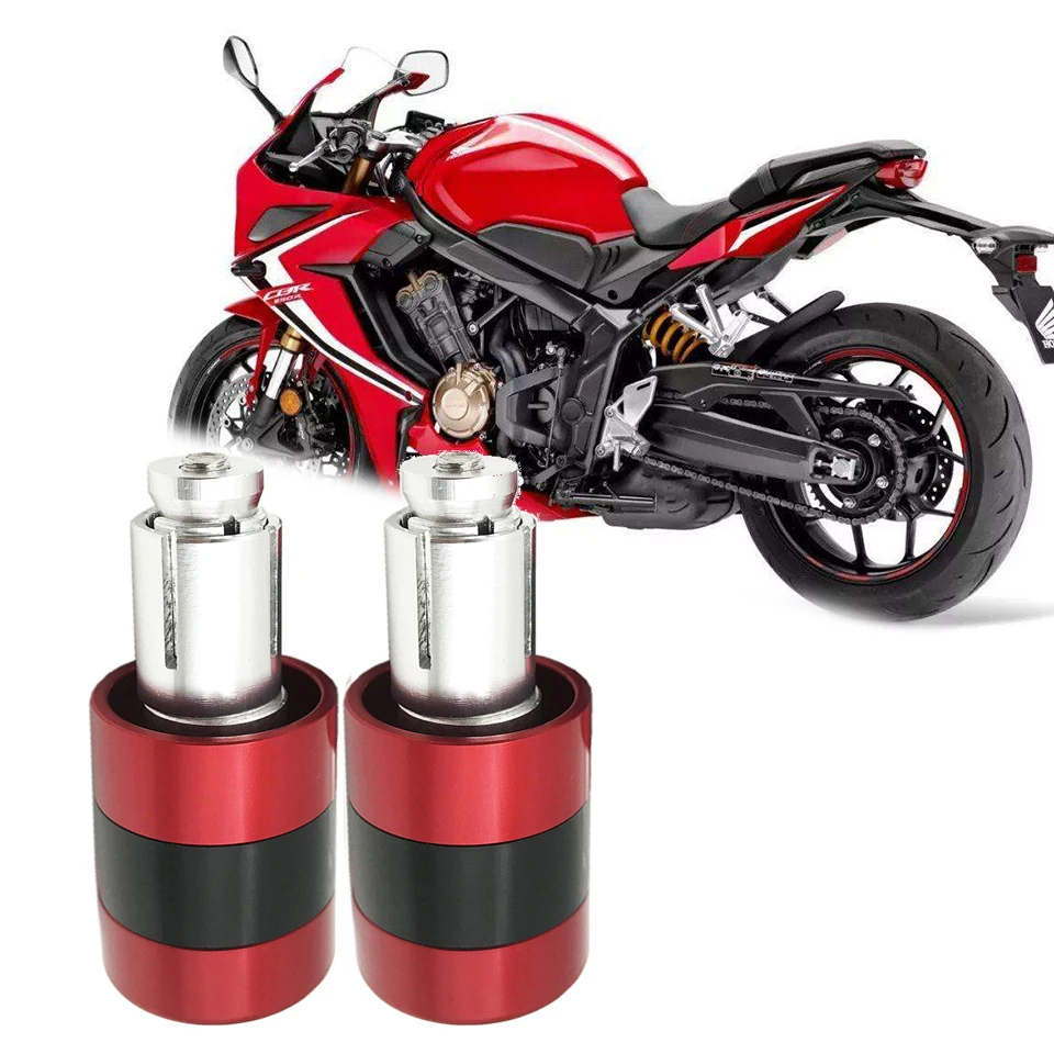 

Universal Motorcycle 7/8'' 22mm Handlebar Grip Ends Bar End Plugs sliders For Honda CB500X CBR500R CB650F CB650R NC750X CB1300