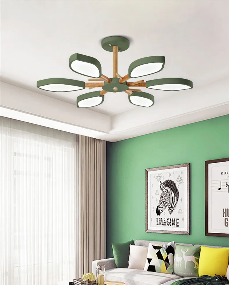 Светодиодная лампа для гостиной светильник потолочный макарон простой