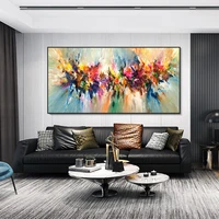 abstract 100 hand painted oil painting landscape paintings on canvas colorful wall art pictures for livingroom home decoration