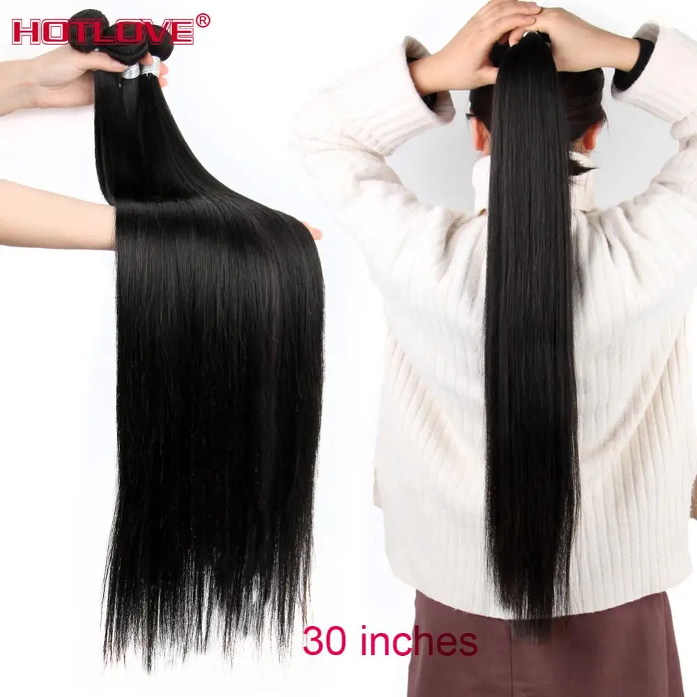 Бразильские прямые волосы 8-40 дюймов смешанные длинные 100% натуральные кудрявые