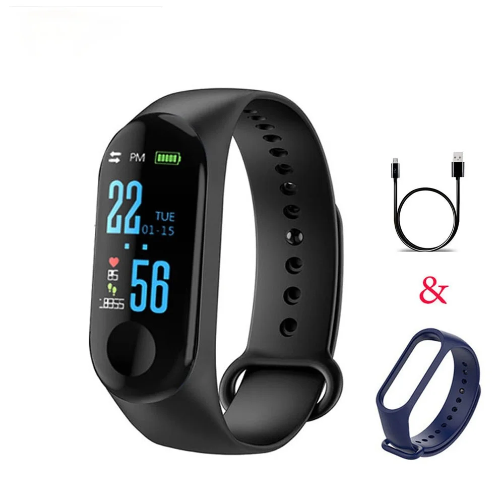

SmartWatch Blood Pressure Health Monitor Smart Band Wristband Pedometer Bracelet Smart Watches for Men Women