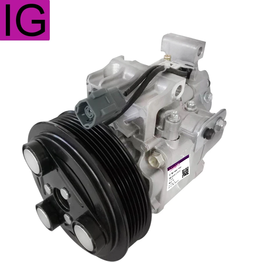 Новый компрессор кондиционера для Mazda 6 Atenza 1.8L 2.0L 2.3L AC со шкивом H12A1AF4DV H12A1AF4DW