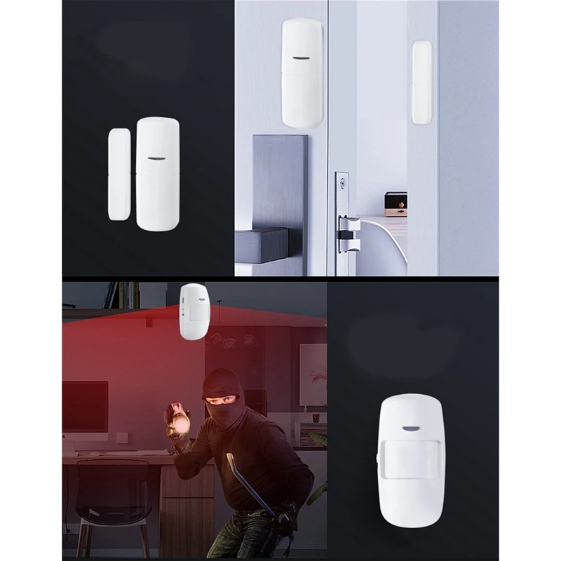 

Tuya Smart Home Bluetooth Speaker Strobe Door netic Induction Wireless Remote Control Infrared Alarm Free Wi-Fi Alarm