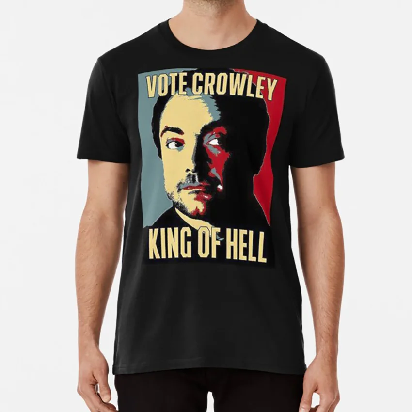 

Vote Crowley - King Of Hell T Shirt Vote Crowley King Hell сверхнатуральный Дин Sam Winchester Series Fan