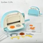 Lychee Life A5 штамповочная машина для тиснения, скрапбукинга, машина для высечки бумаги, сделай сам, инструменты для высечки бумаги