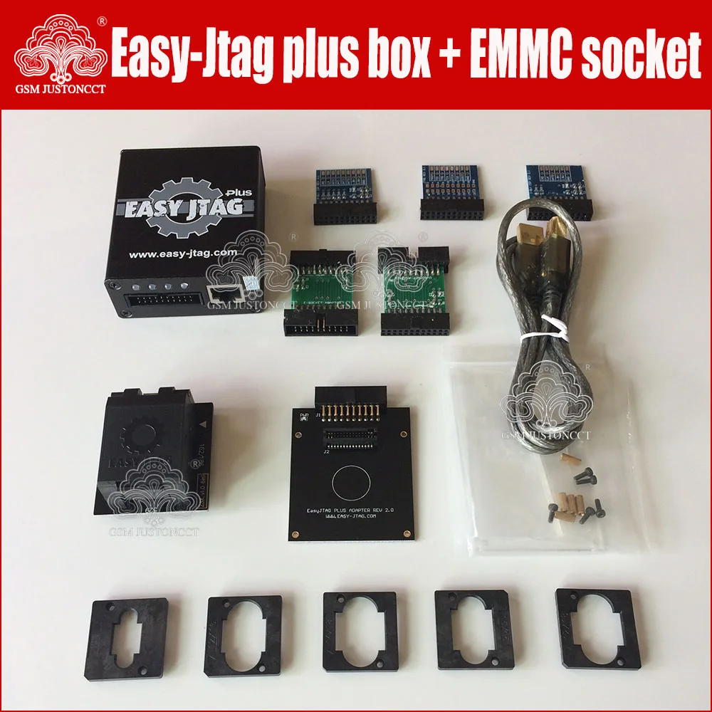 Новейшая версия полный комплект Easy Jtag plus box Easy-Jtag + EMMC разъем для HTC/ Huawei/LG/ Motorola /Samsung