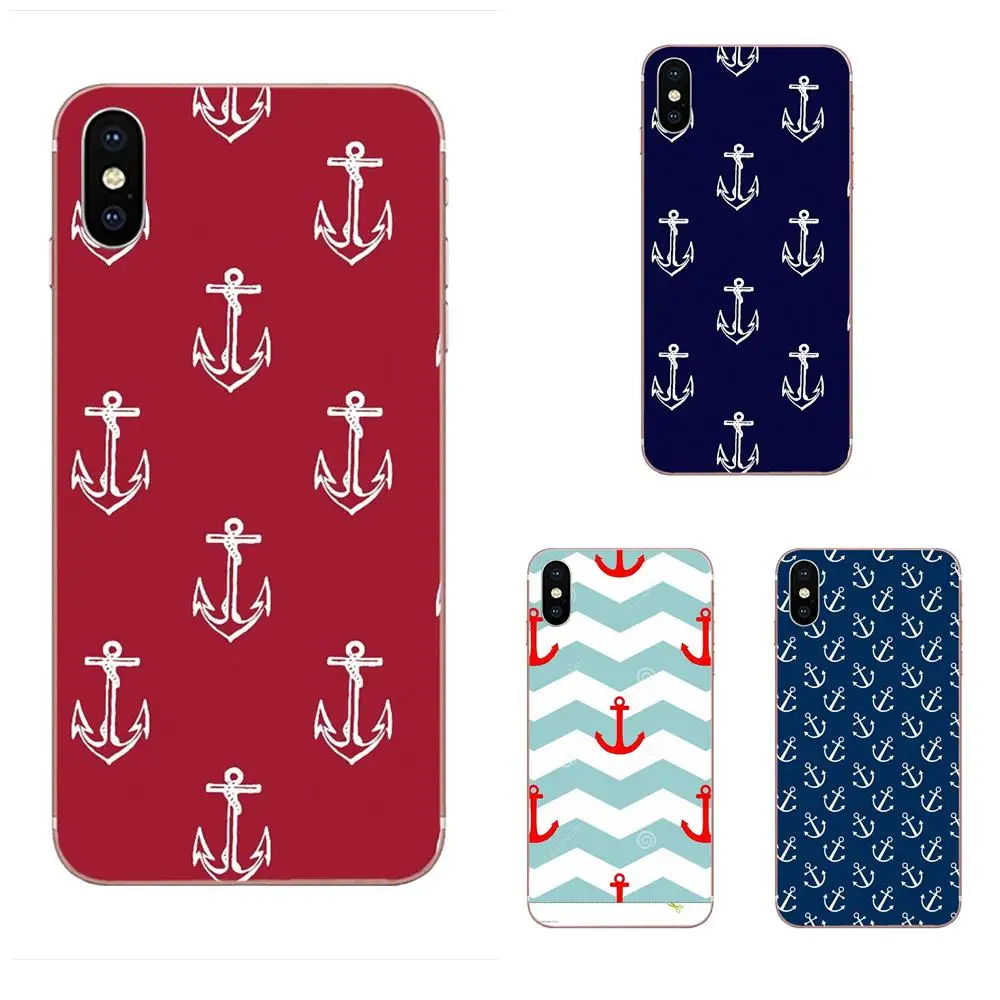 Морской якорь милый Океанский синий Омбре для HTC Desire 530 626 628 630 816 820 830 One A9 M7 M8 M9 M10 E9