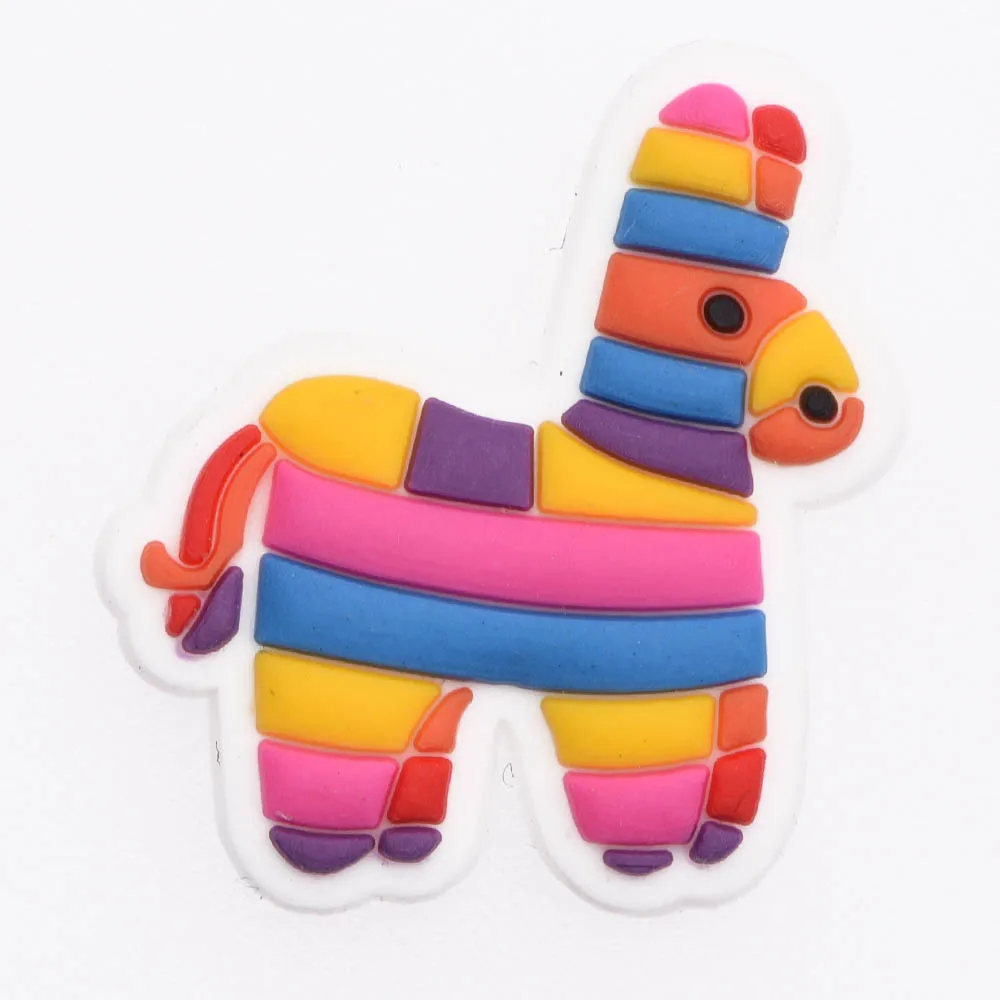 PVC Cartoon  Croc Charms  Accessories  Cute Shoe Decoration for jibz Kids Party Favor Gifts