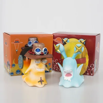 2pcs set (with box) Аниме одна деталь ден Mushi телефон фигура Луффи Санджи Ло нами и Чоппер фигурка ПВХ модель игрушки куклы - Цвет: 2pcs set (with box)