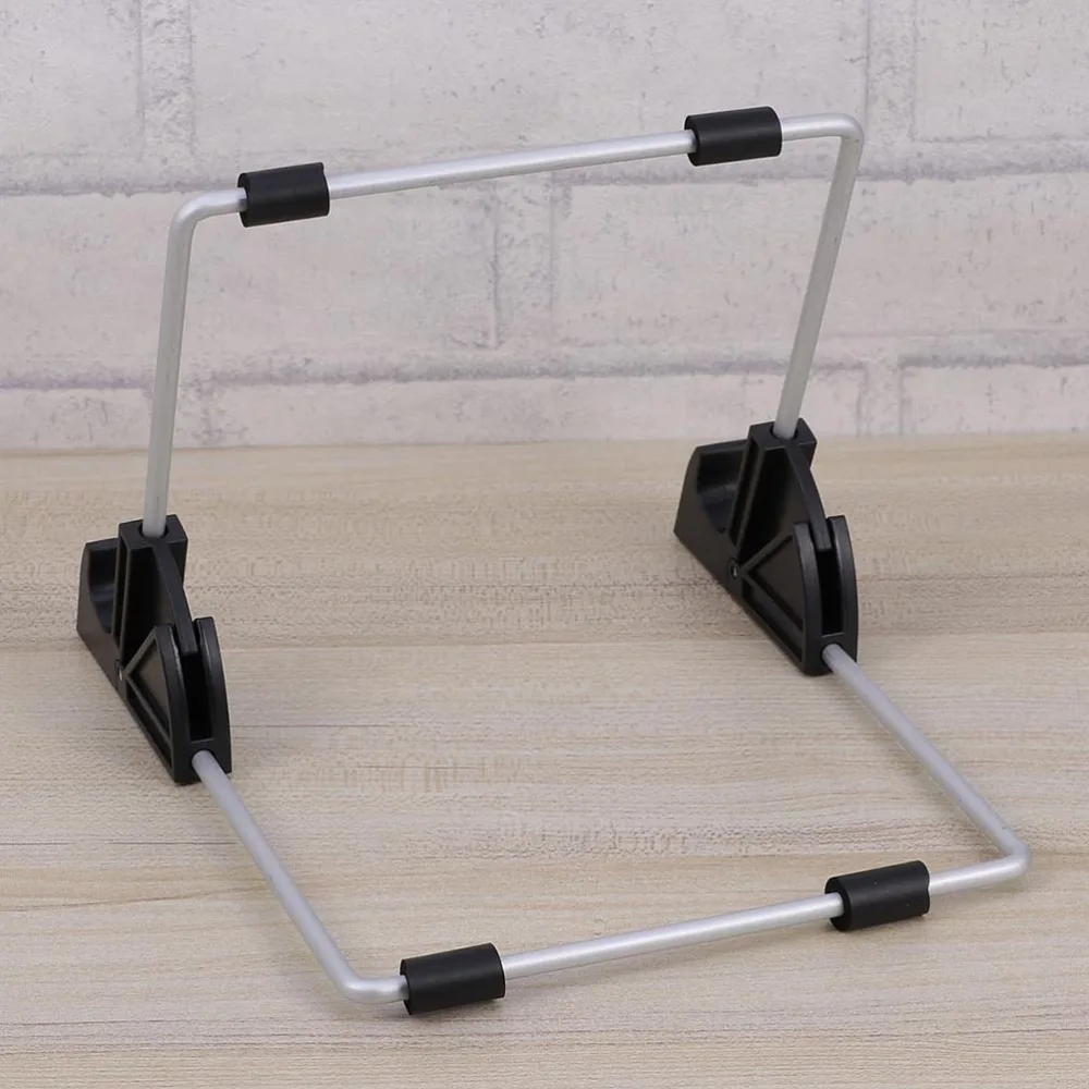 

1pc Lazy Holder Metal Iron Desktop Desk Stand Hand Free Bracket Display Stand Compatible for Tablet PC iPad (Random Color)