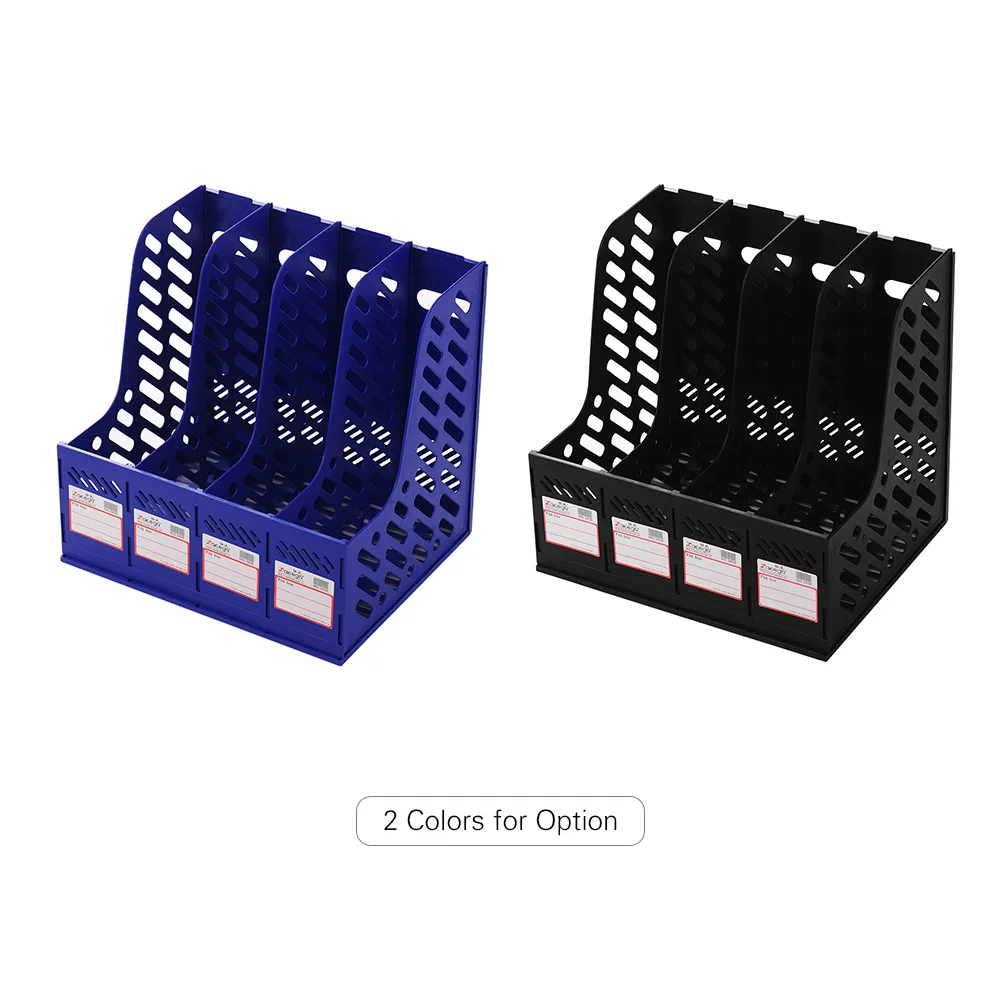 Пластиковый держатель для документов стойка хранения 4 секций органайзер