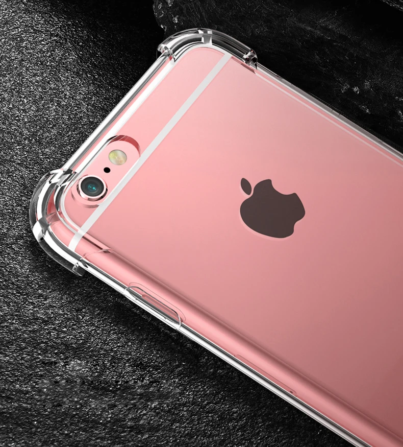 360 градусов подушка безопасности Dropproof мягкий чехол для Iphone Xs Max Xr 7 8 Plus 6 6s X 10 7plus