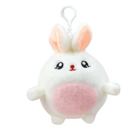 ornamental doll keychain exquisite plush pendant with buckle lovely design stuffed doll decoration keychain for gift