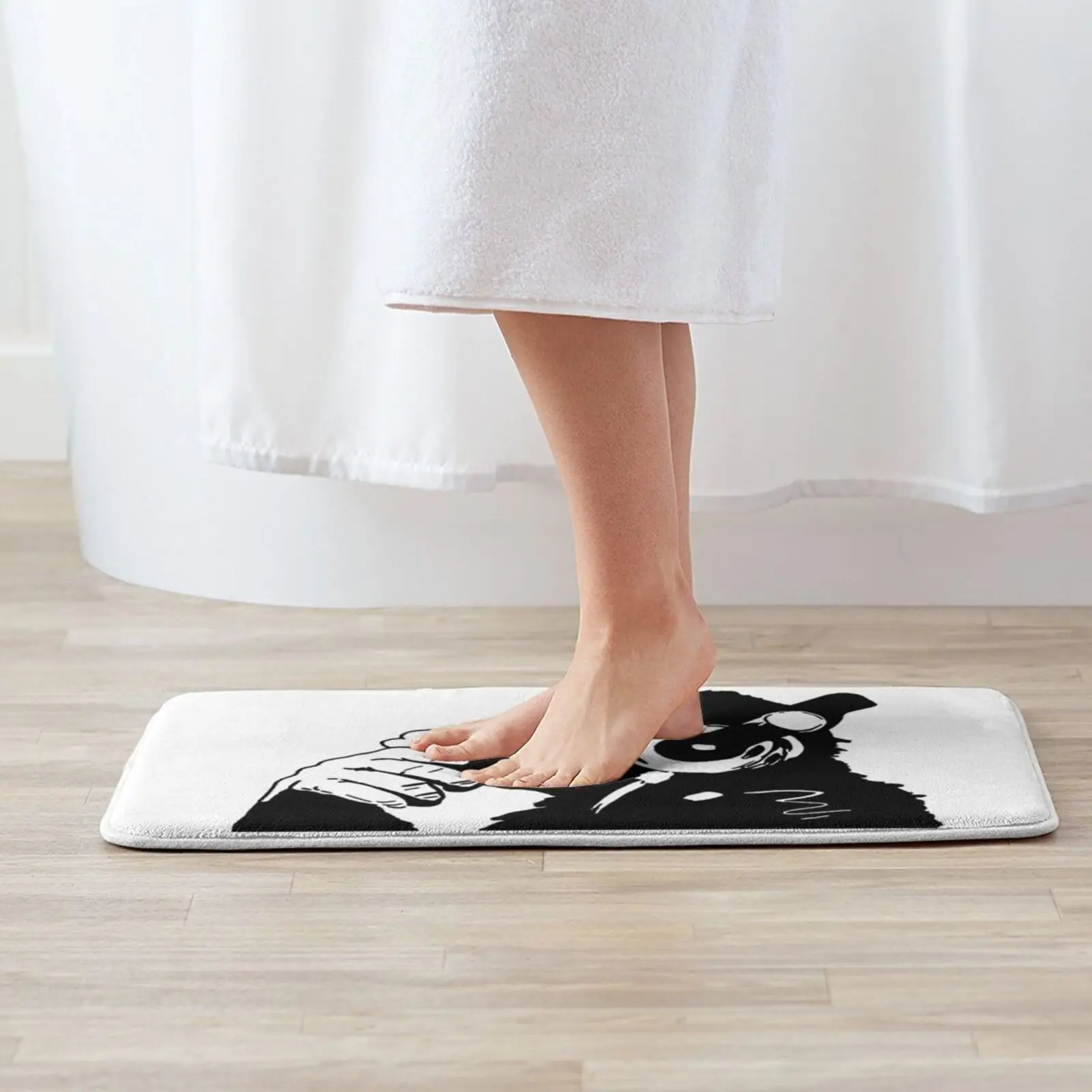 Бэнкси Thinker обезьяна наушники коврик ковер анти-скольжение Спальня входная дверь