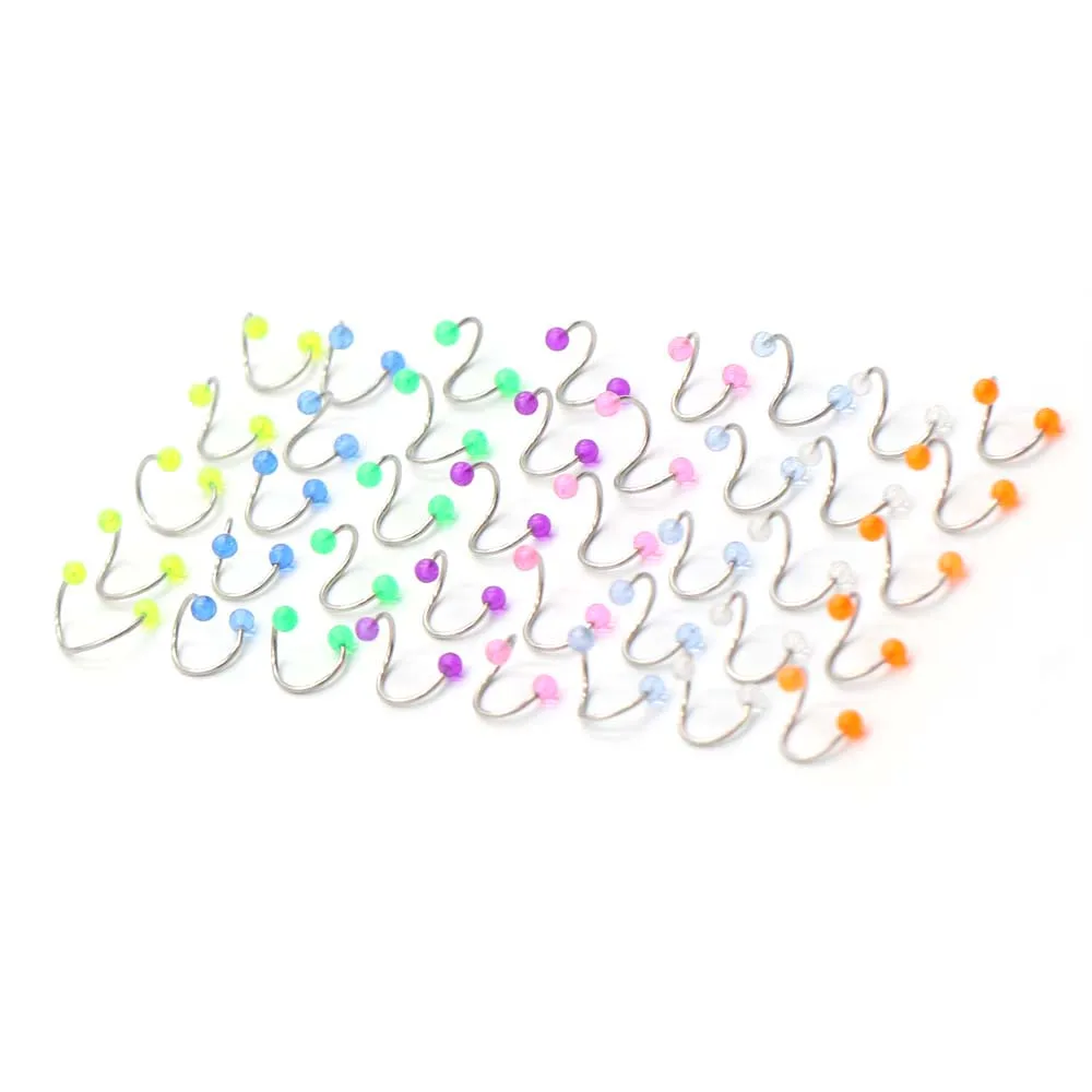 Калибр ушной хрящ Хеликс пирсинг аксессуары для украшения тела 1 пара S Форма