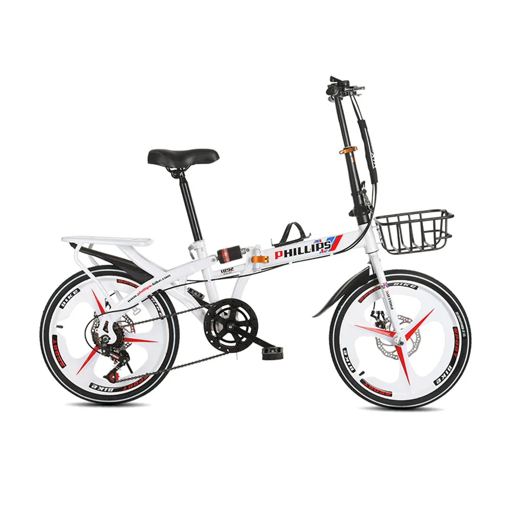 

Складной велосипед, ульсветильник с дисковыми тормозами и переменной скоростью для взрослых, мужчин и женщин, 16 дюймов 20 дюймов