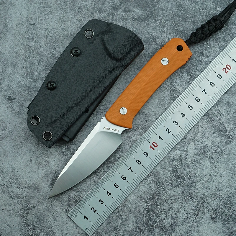 Оригинальный нож LOVOCOO с крапивой и фиксированным лезвием D2 Стальная Ручка G10