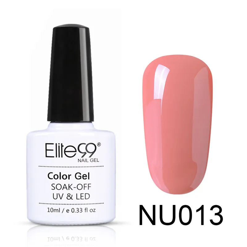 NU013 Elite99 Гель-лак для ногтей, 10 мл, гель телесного цвета, базовый гель, гибридный гвоздь, блестящий Гель-лак для лаки для ногтей - Цвет: NU013
