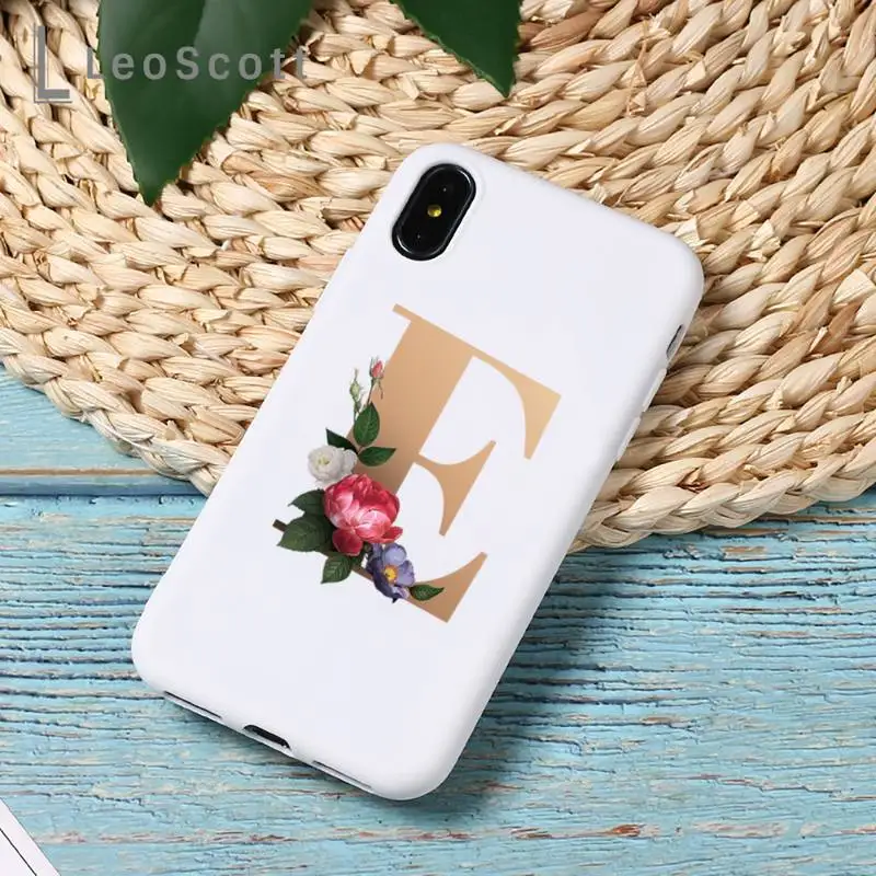 

Alphabet Letter 26 letters Phone Case Candy Color for iPhone 6 7 8 11 12 s mini pro X XS XR MAX Plus