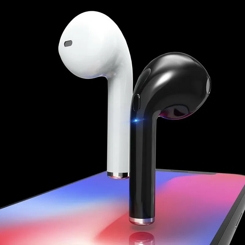 Беспроводные мини наушники i7s TWS с Bluetooth стереонаушники микрофоном для xiaomi mi 9 9t