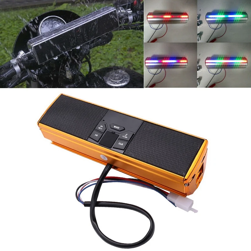 

Motorcycle Stereo Speakers MP3 Music Player Bluetooth Player with USB,AUX-IN,FM Radio