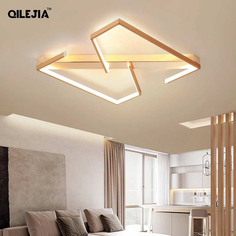 Современные светодиодные потолочные лампы Золотой корпус для гостиной спальни