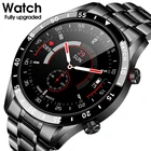 Полноэкранные умные часы, мужские часы с поддержкой индивидуальных заказов, монитор сердечного ритма и артериального давления, фитнес-трекер, умные часы для мужчин