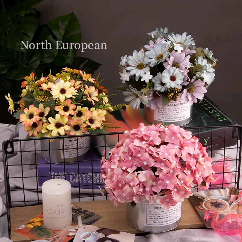 Роскошный свадебный винтажный набор искусственных цветов в европейском стиле