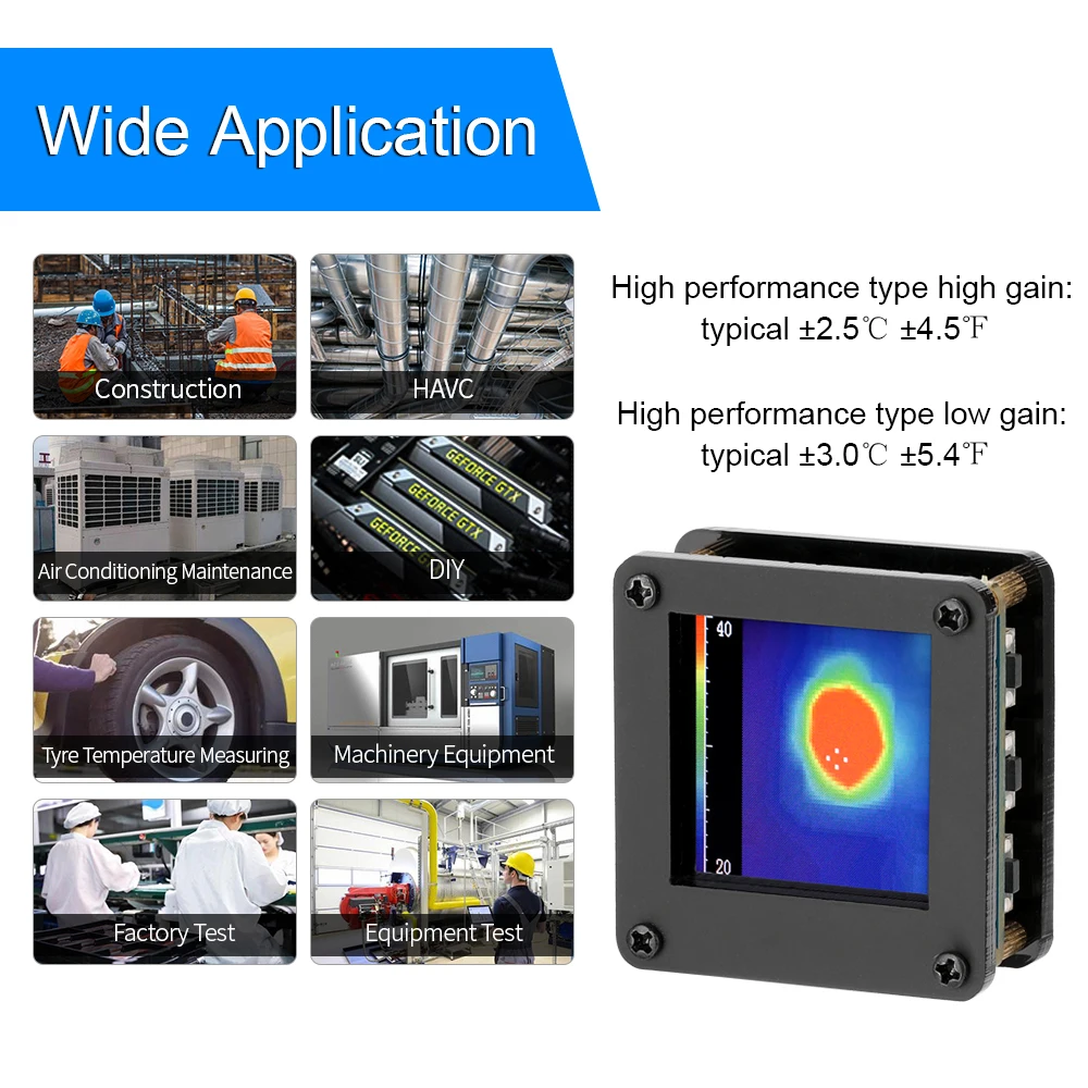 

AMG8833 IR 8*8 Infrared Thermal Imager Array Temperature Sensor 7M Farthest Detection Distance with Housing