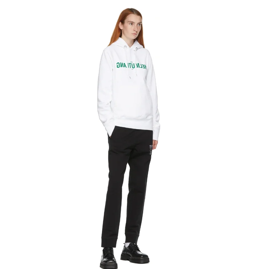 

Hooded sweatshirt printed sportswear cotton long-sleeved loose sweater