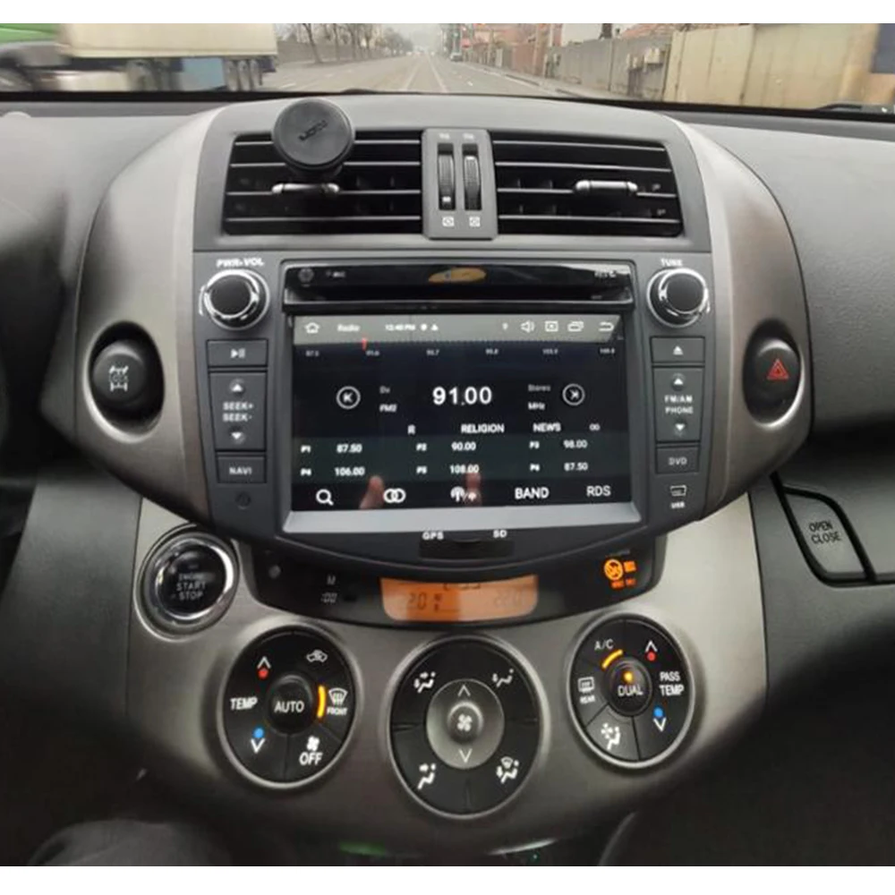 Автомобильный мультимедийный плеер стерео GPS DVD радио навигация Android экран для