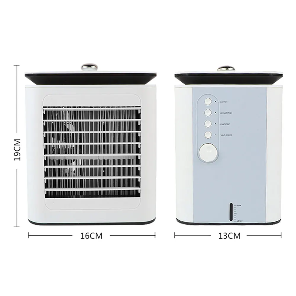 

Waist Fan Handing Work Mini Silver Gray Mini Air Conditioner Summer Creative Type-c Mini Air Conditioner Handing Work Mini USB