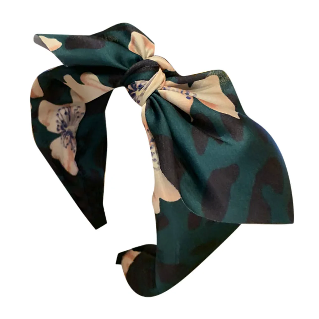 Женские аксессуары для волос Леопардовый принт женский перекрестный бант