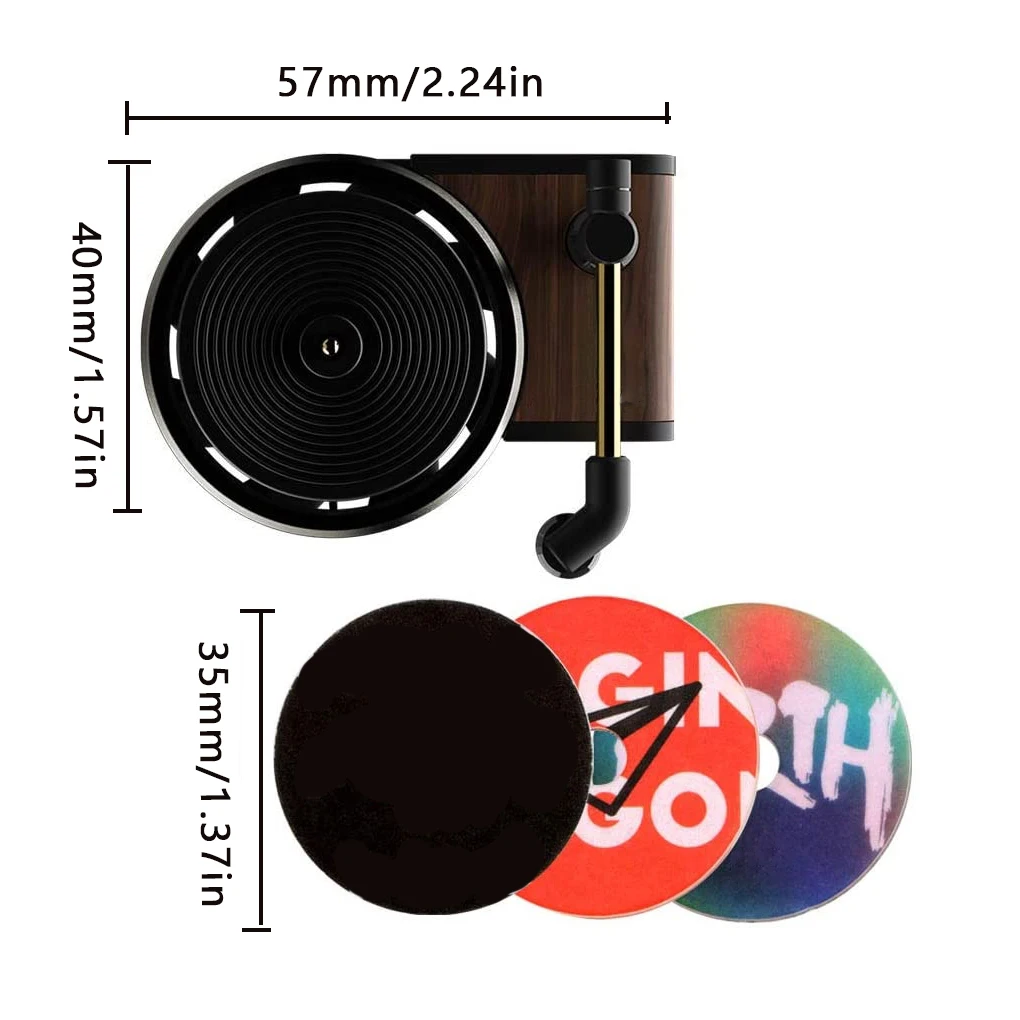 

Car Air Freshener Perfume Record Player Car Perfume Clip Vinyl Spin Phonograph Air Vent Outlet Aromatherapy Clip Smell Diffuser