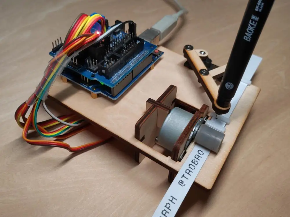 Мини ТЕЛЕГРАФ с открытым исходным кодом телеграф для Arduino сервоприводом сделай