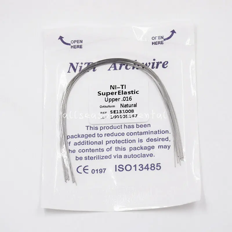 500 шт. зубные ортодонтические круглые супер эластичные изогнутые провода для