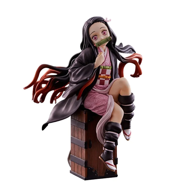 

Japan Demon Slayer Kimetsu no Yaiba Kamado Nezuko PVC Action Figure Toys Japan Anime Figure Collectible Toy Statue Doll Gift