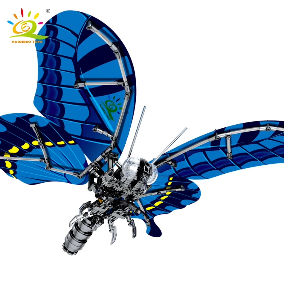 

564pcs Simulate Butterfly with Flower Display Building Blocks high-techs Collection Bricks
