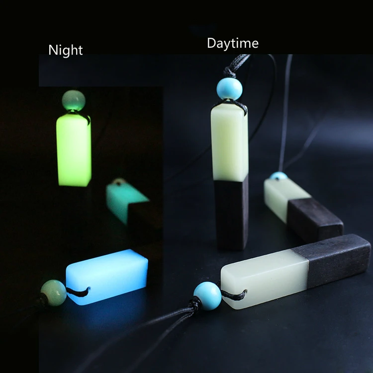Модная светящаяся в темноте женская подвеска из смолы национальном стиле