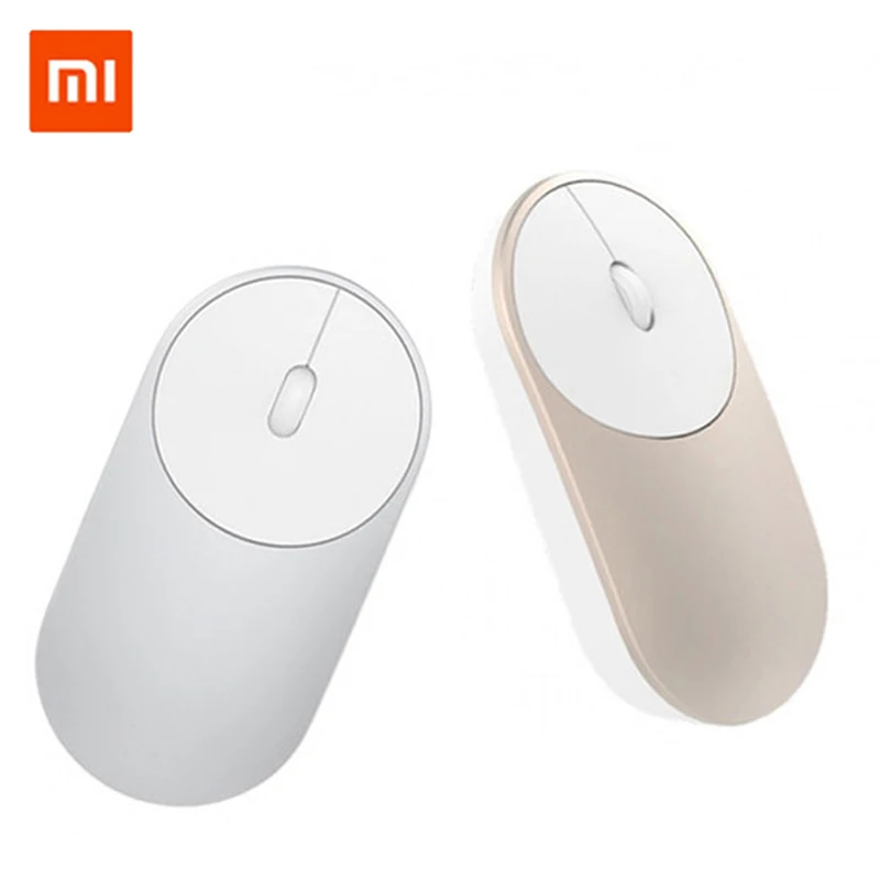 Беспроводная мышь Xiaomi Mi портативные игровые мышки из алюминиевого сплава АБС